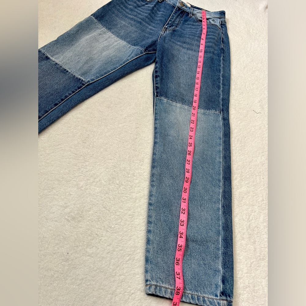 Gilded Intent Multi-Wash Patchwork 90's Straight … - image 4